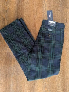 Neu mit Etikett Vineyard Vines Jungen Größe 16 Unterbrecherhose in Charleston grün kariert adrett - Bild 1 von 5