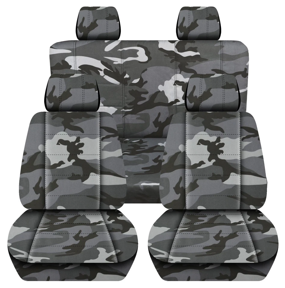 fits 2011-2018 Jeep Wrangler JK 2 door Front and Rear seat covers Camouflage - Image 1 of 1