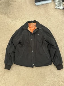 Supreme RealTree Camo Reversible Quilted Work Jacket Black/Orange - Picture 1 of 11