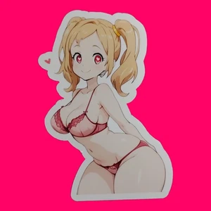 Anime Waifu NSFW Vinyl Aufkleber Lewd Ecchi Hentai Abziehbild 6 Zoll mehrere Größen - Bild 1 von 4
