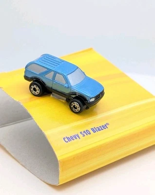 Micro Machines Blue Chevy S10 Blazer Target Custom Car Shop Collector Set  - Image 1 of 4