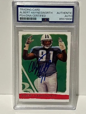 ALBERT HAYNESWORTH Signed Auto Autographed 2002 Topps Gallery RC Rookie PSA/DNA - Image 1 of 2