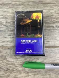 Vintage Don Williams Cassette Listen To The Radio 1982 MCA Country Album Tape - Picture 1 of 6
