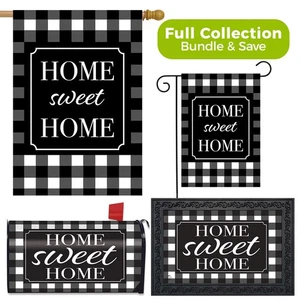 Briarwood Lane Home Sweet Home Checkers Everyday Design Collection - Picture 1 of 1
