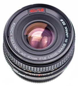 Konica Hexanon 40 mm f 1,8 Pancake Konica AR SN:7501316 Prime Lens/Getestet 1221 - Bild 1 von 5