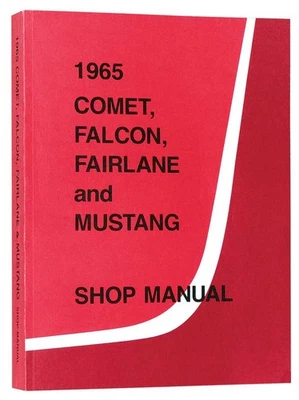 1965 Ford; Shop Manual; Falcon Fairlane Mustang Mercury Comet - Image 1 of 4