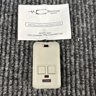 Multi-Code 3083 308301 Gate Garage Door Opener 300MHz 10 DIP Code Remote Control - Image 1 of 4