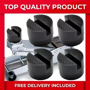 50mm 4x Rubber Pad Rubber Block Hydraulic Ramp Jacking pads Trolley Jack Adapter - Picture 1 of 9