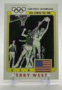 Jerry West 1983 Topps Greatest Olympians #91 Team USA U.S. Hoopsters Win Gold - Picture 1 of 2