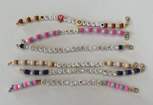 Handmade Swiftie Inspired Tortured Poets Dept Friendship Bracelets Set Of SIX!!! - Picture 1 of 10