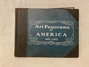 Art Panorama of America 1492-1905 Thompson & Thomas HC 1904 B&W and Color - Picture 1 of 5