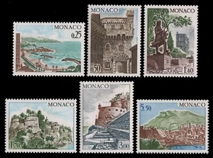 Monaco 1974 - Mi-Nr. 1148-1153 ** - MNH - Ansichten & Bauwerke - Bild 1 von 1