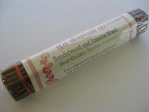 Sandalwood and Jasmine Mixed Tibetan Incense Prayer & Pooja Approx 40 Stick Pack - Picture 1 of 3