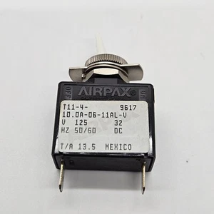 UNTERBRECHUNGSSCHALTER KIPP 1 POL 125VAC, 32VDC, 4A, AIRPAX T11-4 10,0A 06 11AL V - Bild 1 von 4