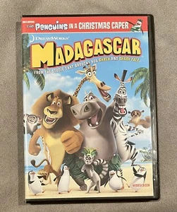Madagascar (DVD, 2005, Dreamworks) + Penguins in a Christmas Caper LIKE NEW - Picture 1 of 2