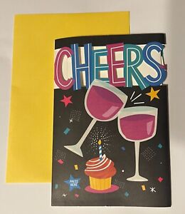 Hallmark Birthday Card TRIFOLD Light Up & Musical ~ CHEERS Celebration Song