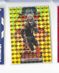 2023 Panini Mosaic Ja'Marr Chase Reactive Yellow Prizm #43 Bengals - Picture 1 of 2
