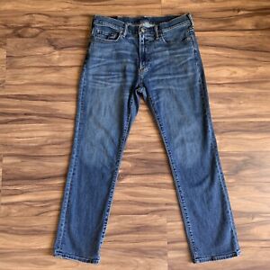 Abercrombie & Fitch Jeans Men 33x30 Blue Straight Stretch Denim Pants