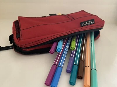 Herlitz Schlamperetui mit 22 Stabilo Pen‘s 68 - Bild 1 von 4