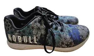 Scarpe da ginnastica Nobull Midnight Floral Trainer uomo taglia 9,5 donna taglia 11 blu nero - Foto 1 di 24
