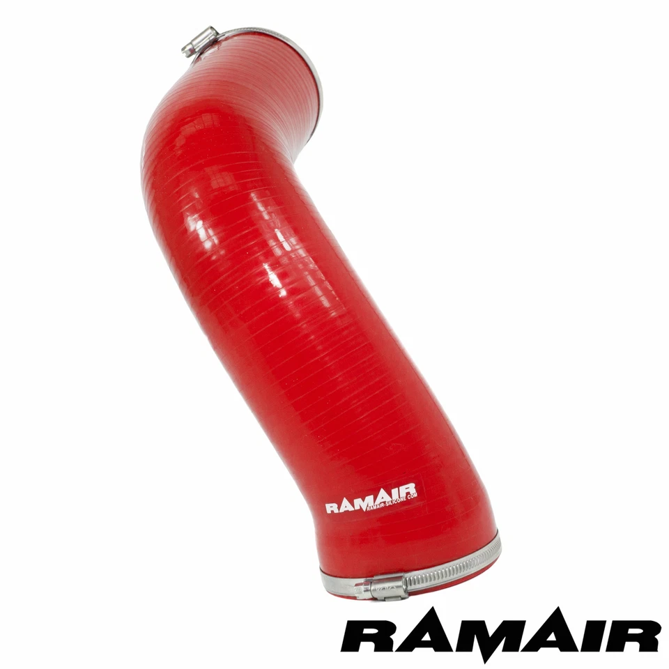 Red Ramair Silicone Induction Intake Pipe Air Hose - Seat Leon 2.0 TSI MQB EA888 - Image 1 of 2