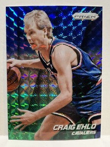2014-15 Panini Prizm Blue Green Mosaic #249 Craig Ehlo Cleveland Cavaliers