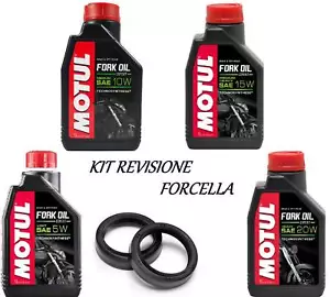 040 Motul kit olio + paraoli forcella Athena Suzuki GS 500 E 1989-1996 - Foto 1 di 1