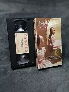Alice In Wonderland A Dance Fantasy VHS Orchestra RARE Ballet Performance LIVE - Picture 1 of 2