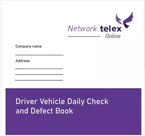 2 X TACHPRO 50 PAGE DUPLICATE VEHICLE DAILY CHECK & DEFECT BOOK PCV /PSV / HGV - Picture 1 of 7