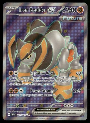 Iron Boulder ex - SV05: Temporal Forces 192/162 Pokemon TCG - Image 1 of 2