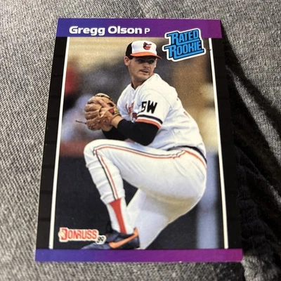 1989 Gregg Olson Rookie Card 46 - Imagem 1 de 2