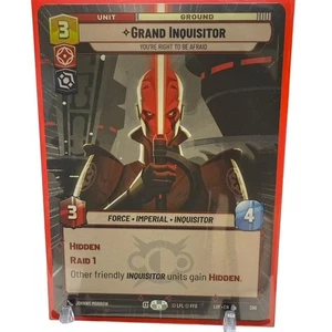 Grand Inquisitor Star Wars Unlimited LOF Hiperespacio Sin Lámina 396/264 Casi Nuevo - Imagen 1 de 2