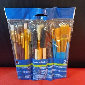 Pennelli per Pittura Plaid Super Valore Confezione da 25 - Foto 1 di 1