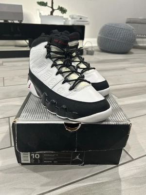 Air Jordan 9 Retro Blanco Negro Rojo 2009 Talla 10 Totalmente Nuevo Foto 1 de 4