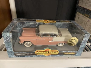 ERTL AMERICAN MUSCLE 1:18 SCALE 1955 CHEVY BEL AIR  - EXCLUSIVE DIE-CAST COLOR - Picture 1 of 4