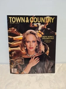 Town & Country Magazine Sept 1985 New York's Golden Age Nina Griscom Vintage  - Picture 1 of 5