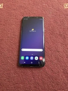 Samsung Galaxy S9 Plus SM-G965U 64GB Unlocked - SMASHED SCREEN (2) - Picture 1 of 14