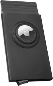 Airtag Card Holder Wallet with Airtag Holder, Pop up Wallet RFID Blocking Slim M - Picture 1 of 12
