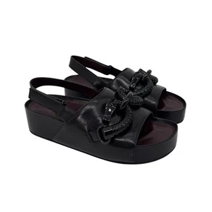 Tory Burch Jessica Plateau Sandale in perfektem Schwarz 7 - Bild 1 von 8