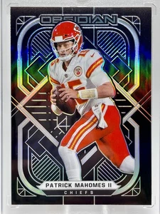 Patrick Mahomes 2020 Panini Obsidian Football #45 Base Kansas City Chiefs - Picture 1 of 11