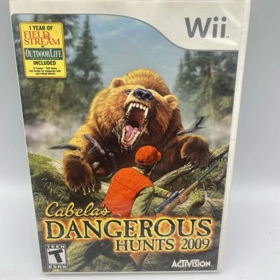 Cabela's Dangerous Hunts 2009 (Nintendo Wii, 2008) CIB - Image 1 of 4