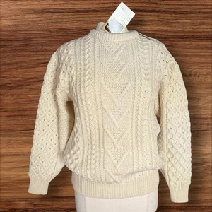 James Pringle NUEVO Suéter Pescador Y2k Talla L Mujer u Hombre Hecho en Escocia - Imagen 1 de 13