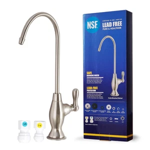 NSF Certification Lead-Free Water Filtration Reverse Osmosis Faucet (Brushed Nic - Picture 1 of 12