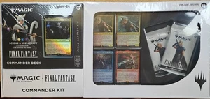 MTG: Final Fantasy Commander Deck Kit (New Unopened, 2 Cloud Promo!! See Photo) - Picture 1 of 2