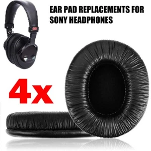 4X Replacement Ear Pads Cushion For Sony MDR-7506 MDR-V6 MDR-CD 900ST Headphones - Picture 1 of 11