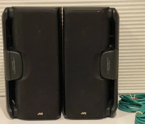 Vtg JVC Labyrinth Subwoofer System Speakers Model SP-MXC7TN - W/28ft 14/4 Wire - Picture 1 of 12