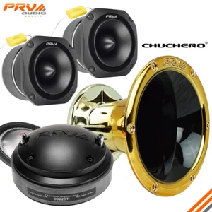 Kit de controlador PRV Chuchero D3220Ti WGP14-50 dorado cuerno negro 2x tw700Ti tweeters - Imagen 1 de 10