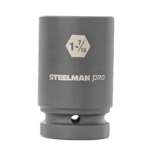 STEELMAN PRO 1-Inch Drive 1-7/16-Inch 6-Point Deep Impact Socket, 60540 - Picture 1 of 4