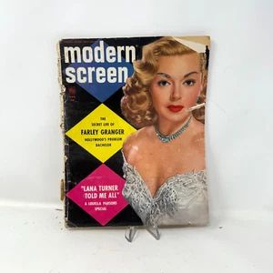 Modern Screen Magazine August 1952 Louella Parsons Frank Sinatra Piper Laurie - Picture 1 of 6