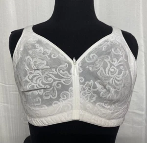 Lunaire Wireless Jacquard Bra Women's 40DDD White - Picture 1 of 10